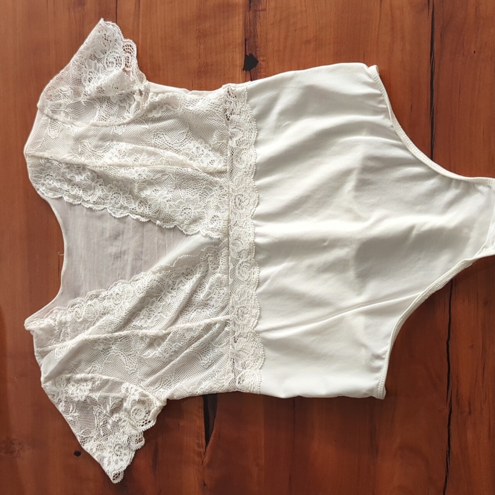 Gorgeous White Lace Bodysuit